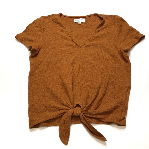 Madewell Tops - Madewell Texture and Thread tie front top v neck